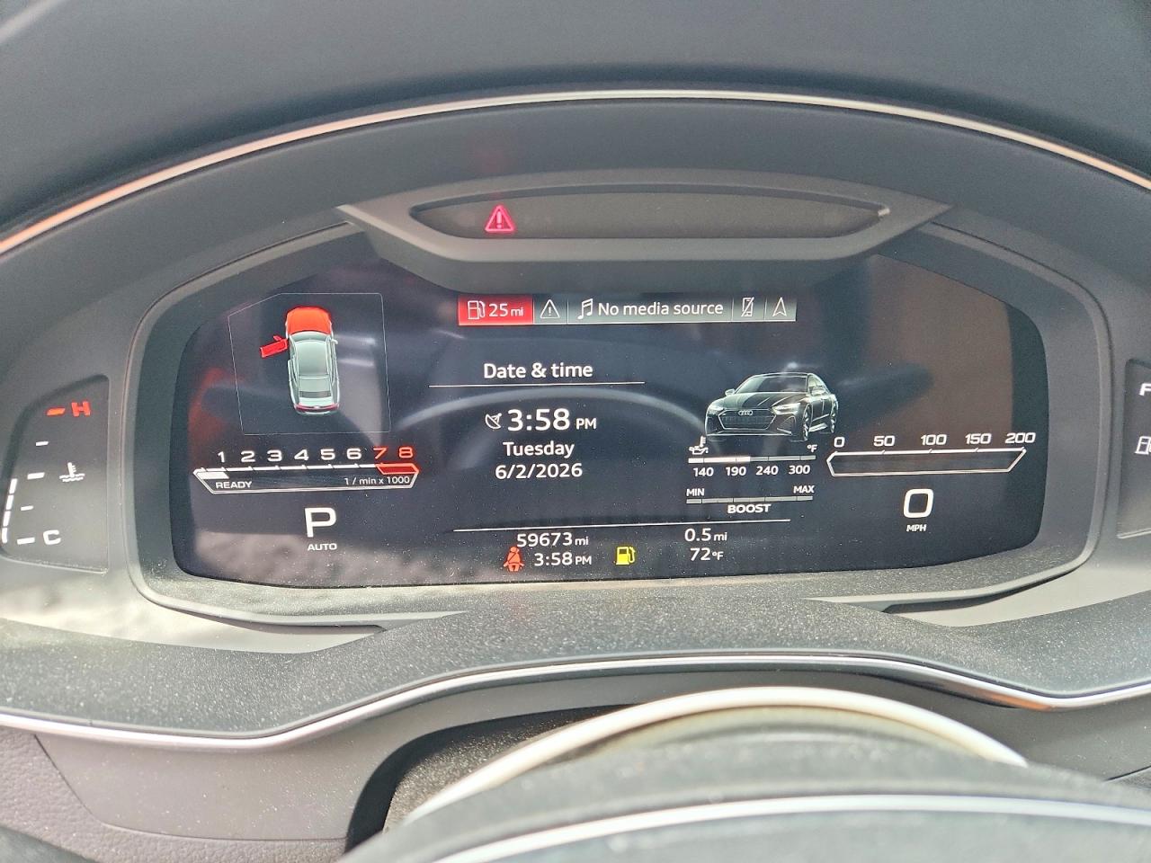 2021 Audi RS7 VIN WUAPCBF20MN901083 COPART salvage auction — Front End, GA - CERT OF TITLE-SALVAGE, sold $32,250 on 2026-07-02 (photo 9)