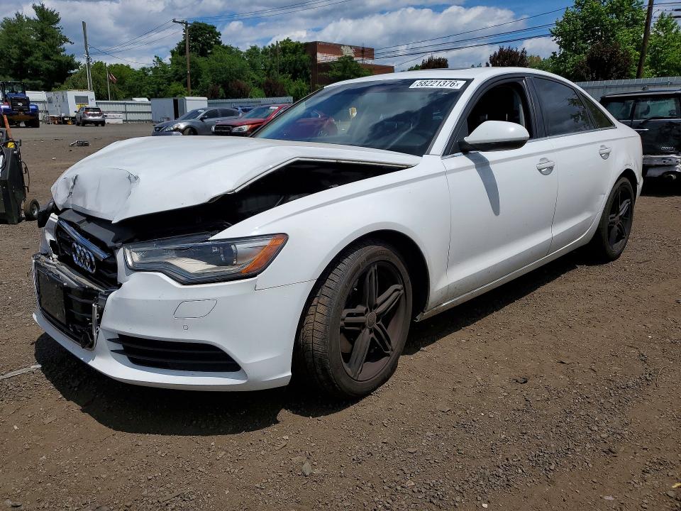2013 Audi A6 VIN WAUGFAFC5DN110200 COPART salvage auction — FRONT END, Ct - Certificate Of Title, sold $450 on 2026-07-10 (photo 1)