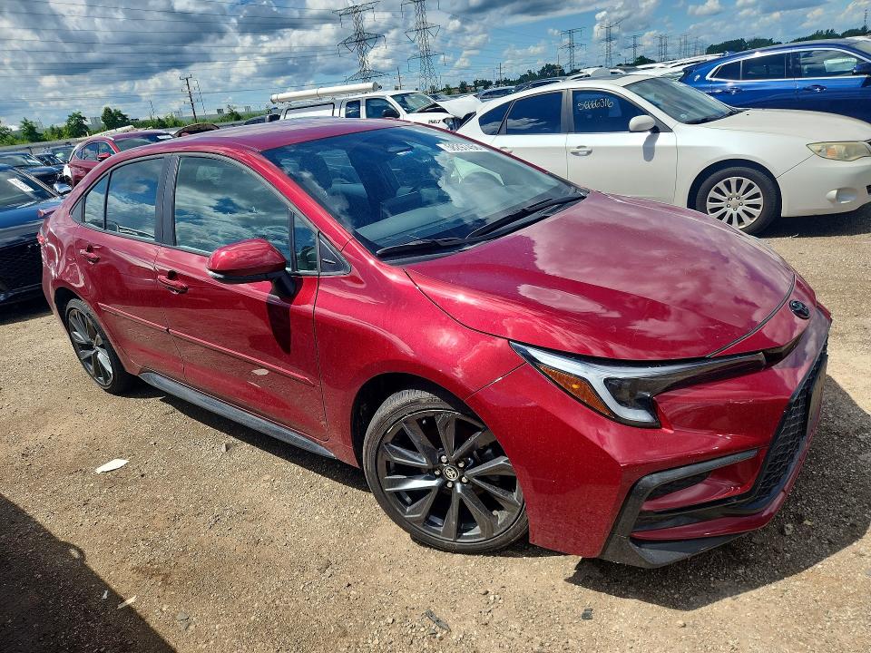 2025 Toyota VIN 5YFS4MCE3SP239272 COPART salvage auction — SIDE, Wv - Salvage Certificate, sold $250 on 2026-07-21 (photo 4)