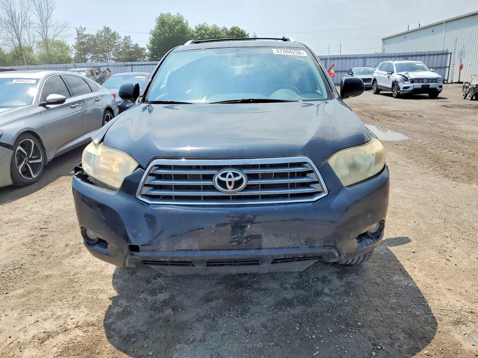 2008 Toyota Highlander VIN JTEES42A482018879 COPART salvage auction — FRONT END, ON - PERMIT NO BRAND - UNFIT, sold $3,700 on 2026-07-16 (photo 5)