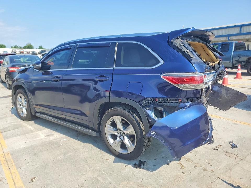 2015 Toyota VIN 5TDDKRFH5FS088210 COPART salvage auction — REAR END, Il - Salvage Certificate, sold $225 on 2026-07-23 (photo 2)