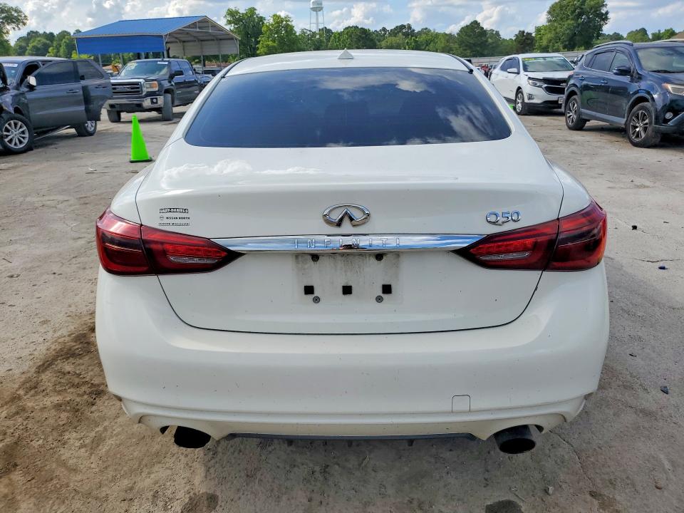 2020 Infiniti Q50 VIN JN1EV7AP2LM207419 COPART salvage auction — FRONT END, Ms - Cert Of Title-Salvaged, sold $2,800 on 2026-07-17 (photo 6)