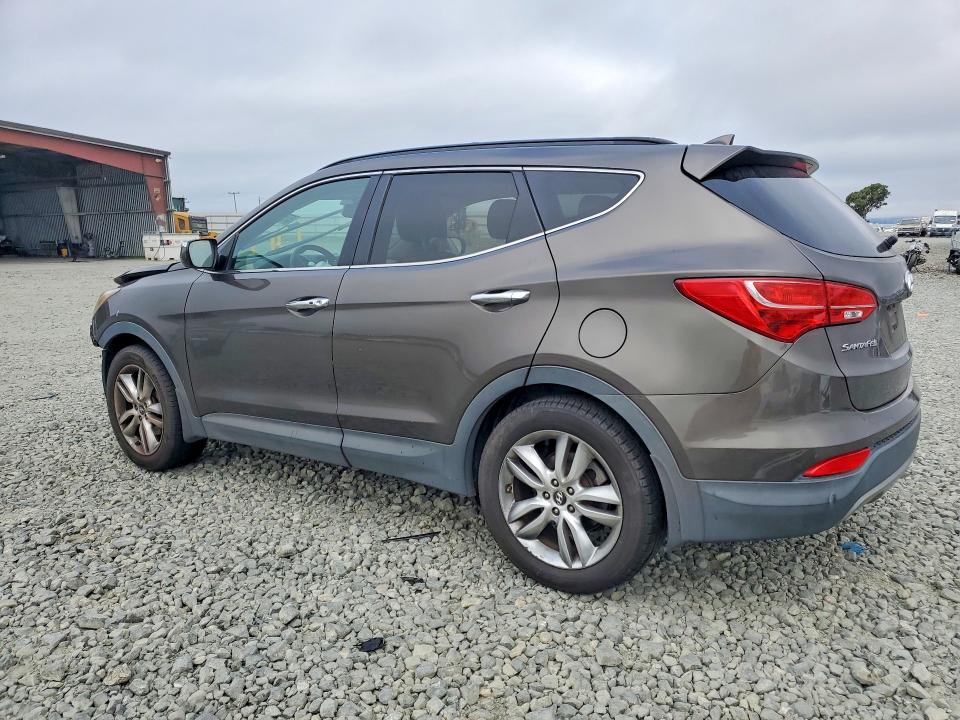 2013 Hyundai Santa fe VIN 5XYZU3LA2DG067183 COPART salvage auction — FRONT END, Ca - Salvage Certificate, sold $500 on 2026-07-02 (photo 2)