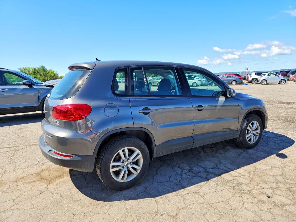 2012 Volkswagen Tiguan VIN WVGBV7AX2CW005034 COPART salvage auction — FRONT END, Pa - Cert Of Title, sold $525 on 2026-07-10 (photo 3)