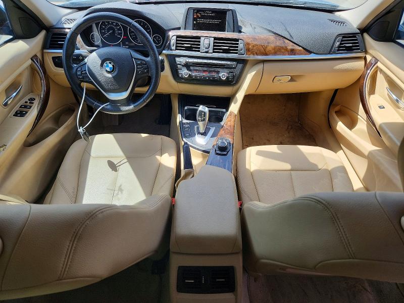 2015 BMW 3er VIN WBA3C1C56FK120249 COPART salvage auction — REAR END, Tx - Salvage Vehicle Title, sold $1,800 on 2026-08-20 (photo 8)