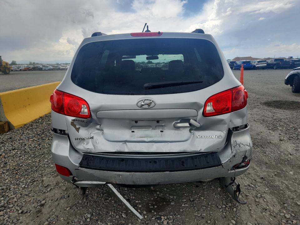 2009 Hyundai Santa fe VIN 5NMSG13D29H301018 COPART salvage auction — REAR END, Co - Public - Salvage Title, sold $1,450 on 2026-07-02 (photo 6)