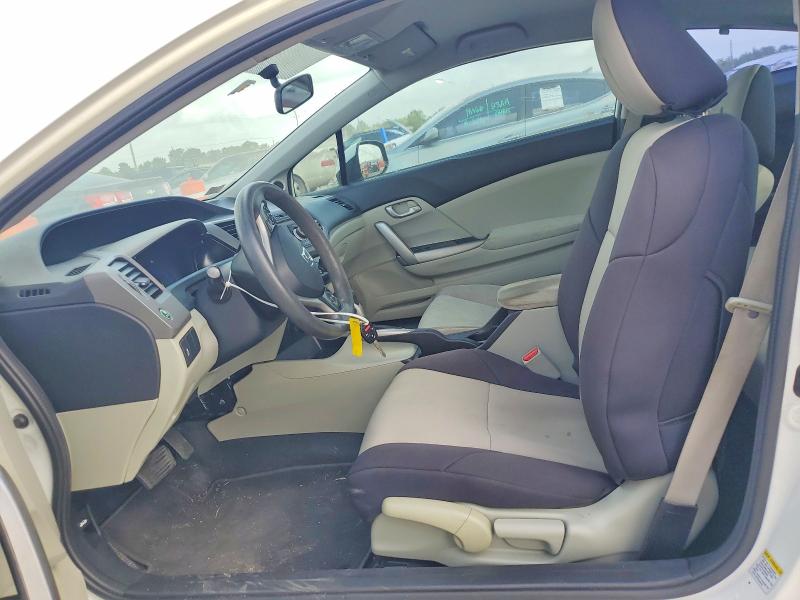 2012 Honda Civic VIN 2HGFG3B57CH566075 COPART salvage auction — WATER/FLOOD, Tx - Salvage Title-Flood Damage, sold $425 on 2026-07-09 (photo 7)