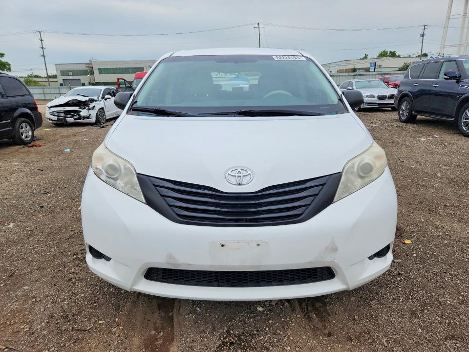 2012 Toyota VIN 5TDZK3DC9CS259126 COPART salvage auction — REAR END, IL - SALVAGE CERTIFICATE, sold $3,250 on 2026-07-29 (photo 5)