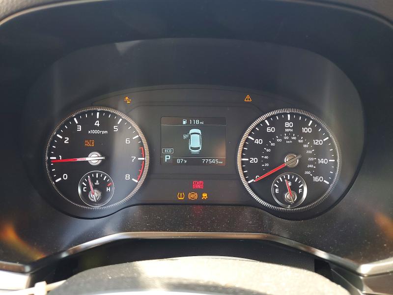 2022 Kia Telluride VIN 5XYP24HC2NG244846 COPART salvage auction — REAR END, LA - CERT OF TITLE-SALVAGE, sold $600 on 2026-07-21 (photo 9)