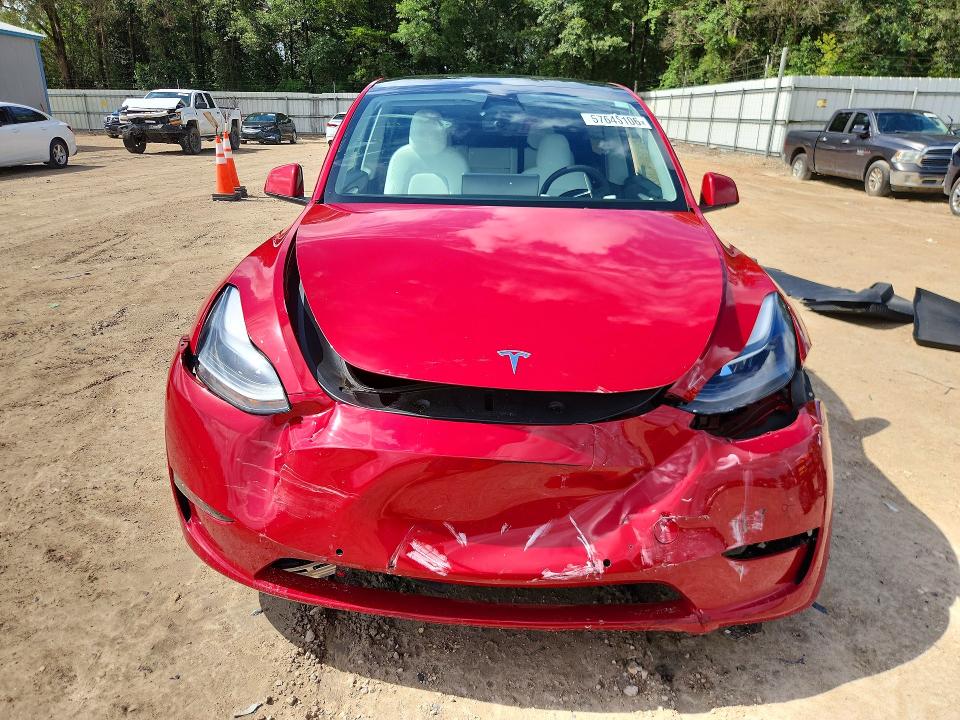 2022 Tesla Model y VIN 7SAYGDEE6NF559803 COPART salvage auction — FRONT END, FL - CERT OF TITLE SLVG REBUILDABLE, sold $6,100 on 2026-07-24 (photo 5)