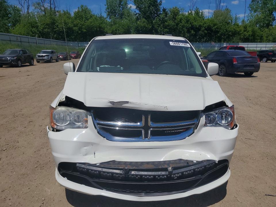 2012 Dodge Caravan VIN 2C4RDGCG5CR381044 COPART salvage auction — FRONT END, Mi - Certificate Of Title, sold $1,150 on 2026-07-29 (photo 5)