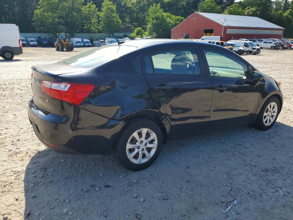 2015 Kia Rio VIN KNADM4A35F6487219 COPART salvage auction — REAR END, Or - Salvage Title, sold $375 on 2026-07-09 (photo 3)