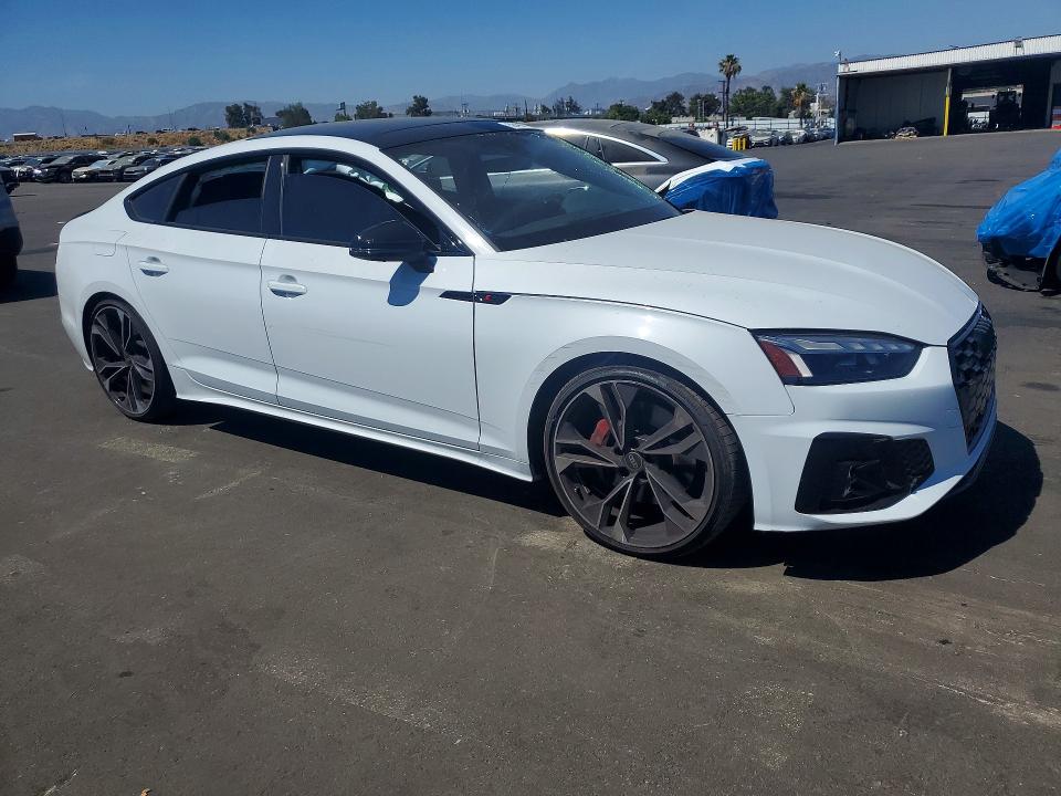 2025 Audi Rs5 VIN WAUC4DF5XSA001212 COPART salvage auction — SIDE, Ca - Salvage Certificate, sold $8,700 on 2026-07-27 (photo 4)