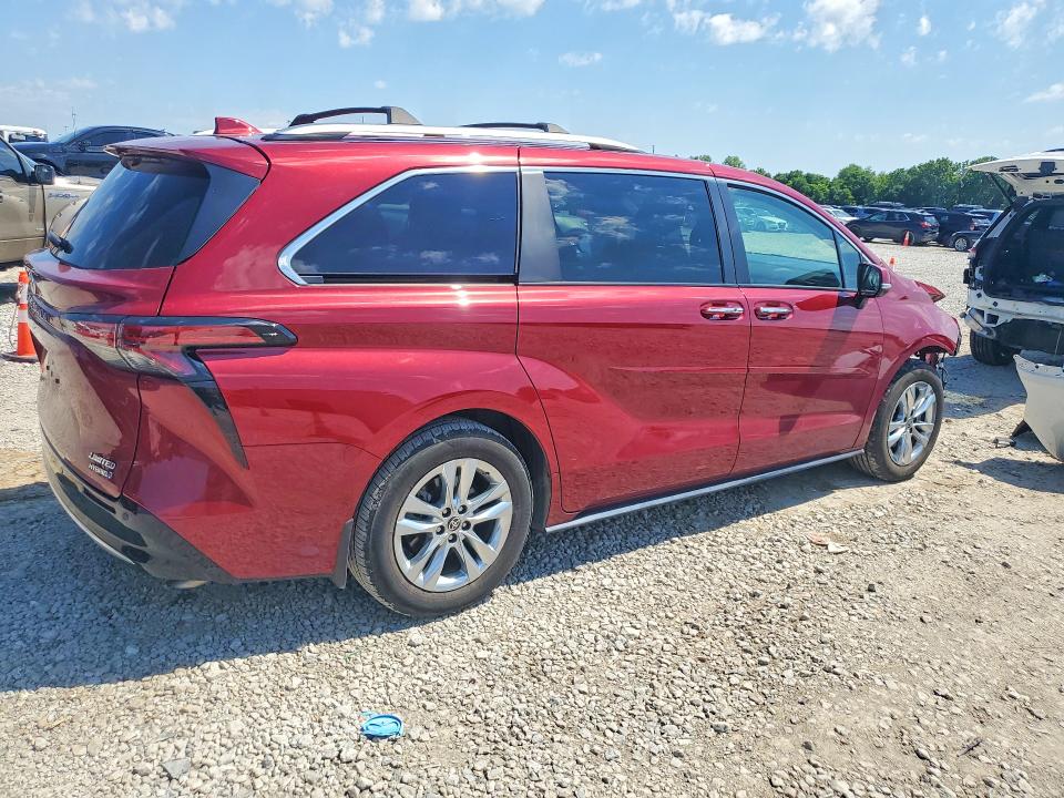 2024 Toyota Sienna VIN 5TDZSKFC2RS122528 COPART salvage auction — FRONT END, Oh - Cert Of Title-Salvage, sold $19,500 on 2026-07-31 (photo 3)