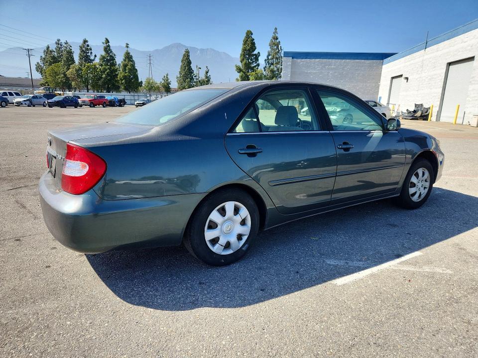 2002 Toyota Camry VIN JTDBE32K720021568 COPART salvage auction — REAR END, Ca - Salvage Certificate, sold $575 on 2026-07-09 (photo 3)