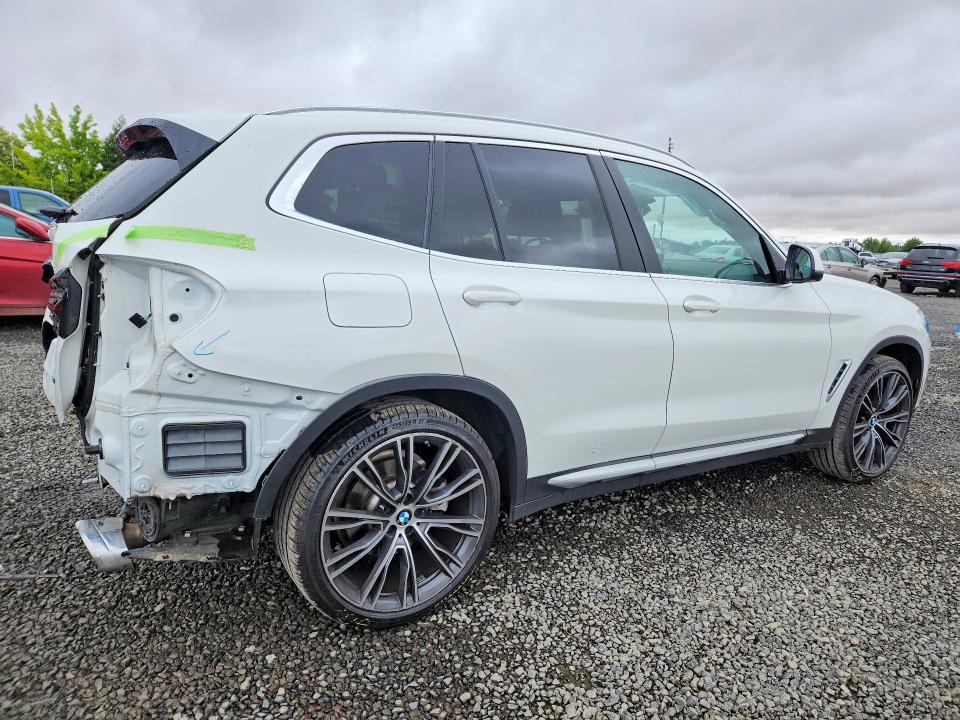 2024 BMW X3 VIN 5UX53DP06R9X09601 COPART salvage auction — REAR END, Or - Salvage Title Certificate, sold $975 on 2026-07-28 (photo 3)