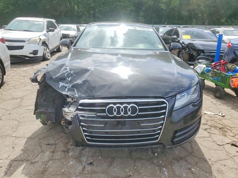 2014 Audi A7 VIN WAUWGAFC6EN100480 COPART salvage auction — FRONT END, Ga - Cert Of Title-Salvage, sold $1,000 on 2026-07-24 (photo 5)