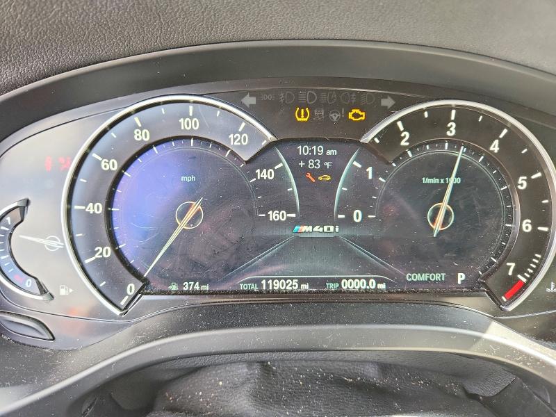 2019 BMW X4 VIN 5UXUJ5C57KLJ63859 COPART salvage auction — FRONT END, Ga - Cert Of Title-Salvage, sold $7,800 on 2026-07-30 (photo 9)