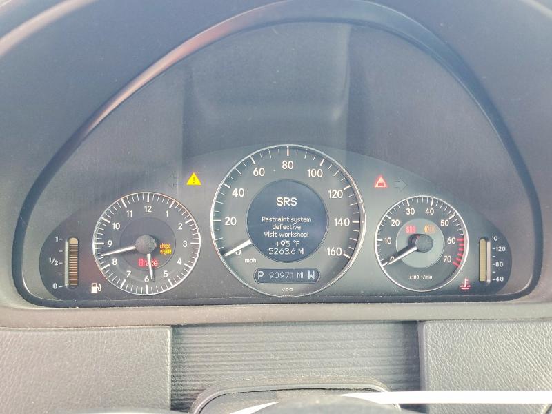 2003 Mercedes-benz Clk-class VIN WDBTJ75J63F051636 COPART salvage auction — WATER/FLOOD, TX - SALVAGE TITLE-FLOOD DAMAGE, sold $550 on 2026-07-17 (photo 9)