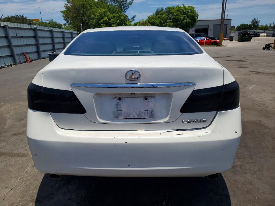 2008 Lexus ES VIN JTHBJ46G982184306 COPART salvage auction — SIDE, Fl - Cert Of Title Slvg Rebuildable, sold $550 on 2026-07-13 (photo 6)