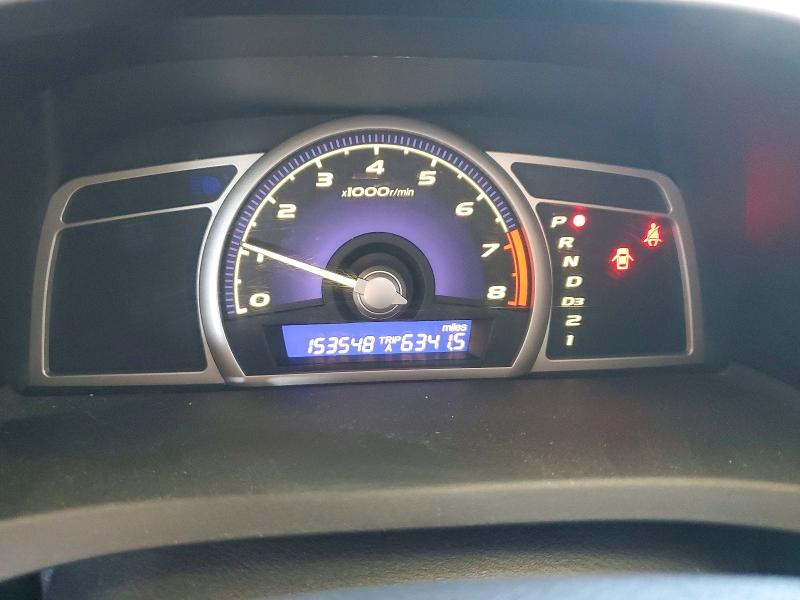 2006 Honda Civic VIN JHMFA16886S005498 COPART salvage auction — REAR END, Ca - Salvage Certificate, sold $1,550 on 2026-07-07 (photo 9)