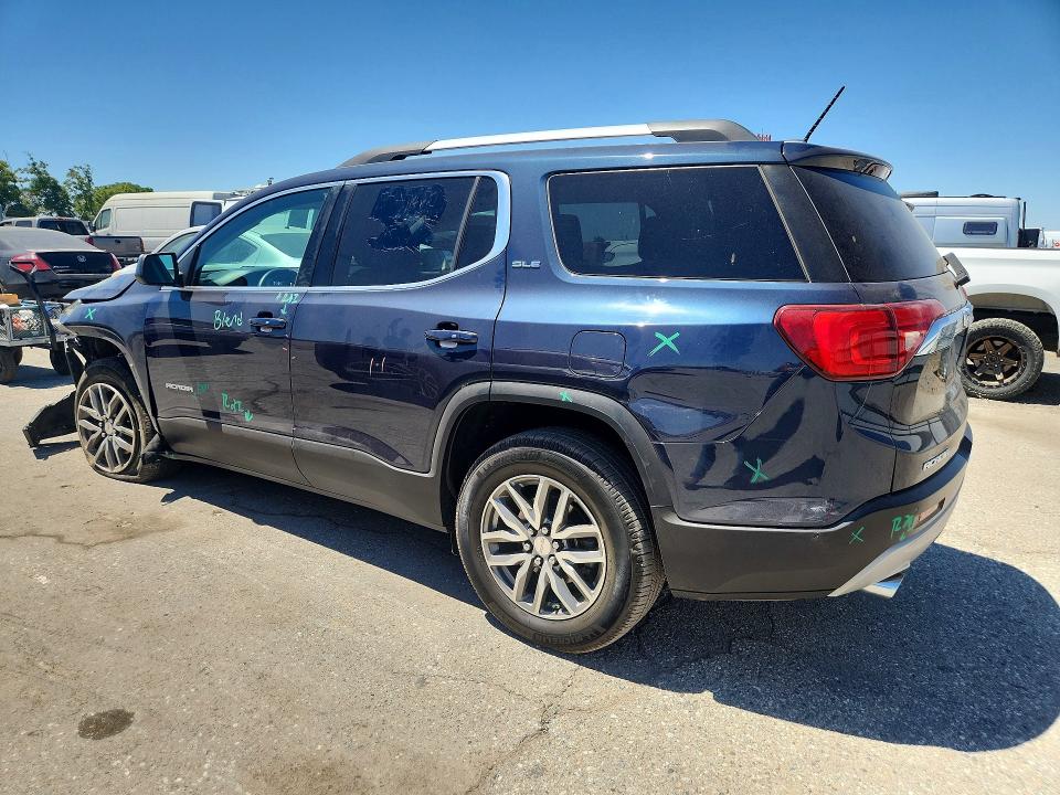 2018 Gmc Acadia VIN 1GKKNLLS6JZ158577 COPART salvage auction — FRONT END, Ca - Salvage Certificate, sold $3,550 on 2026-07-31 (photo 2)