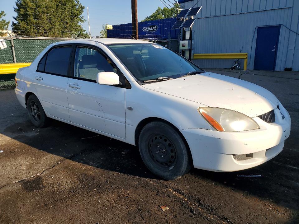 2005 Mitsubishi Lancer VIN JA3AJ26E35U053872 COPART salvage auction — HAIL, Co - Dis/Dlr/Exp Only Clean Title, sold $250 on 2026-07-09 (photo 4)