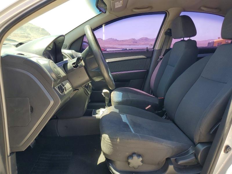 2011 Chevrolet Aveo VIN KL1TD5DE9BB249125 COPART salvage auction — VANDALISM, NV - SALVAGE TITLE, sold $200 on 2026-07-29 (photo 7)
