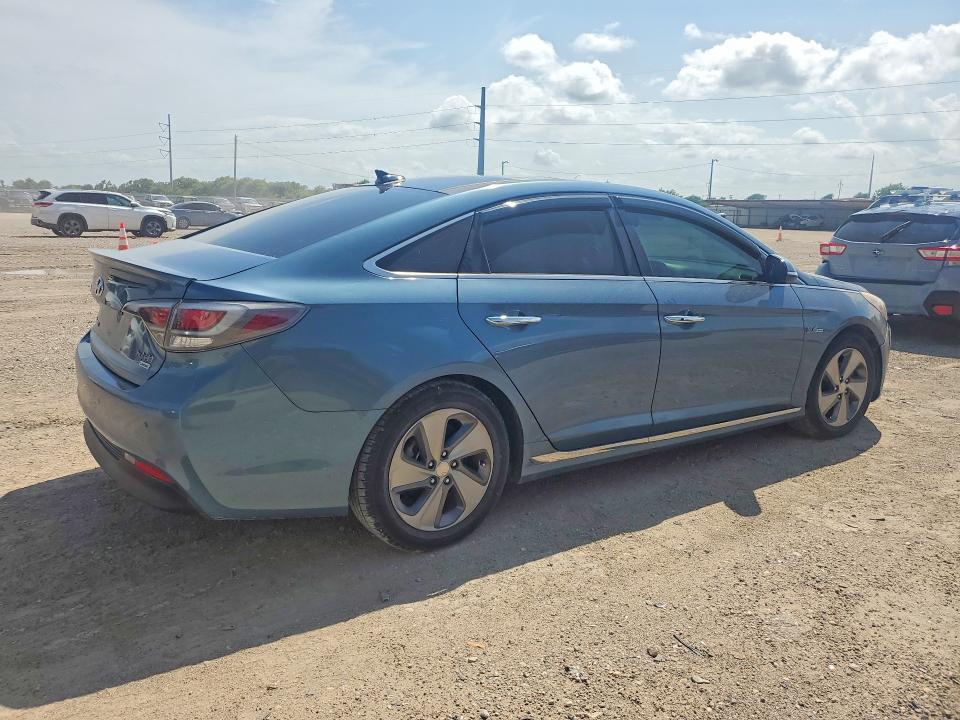 2016 Hyundai Sonata VIN KMHE34L10GA018832 COPART salvage auction — HAIL, Tx - Certificate Of Title (P), sold $5,500 on 2026-07-22 (photo 3)
