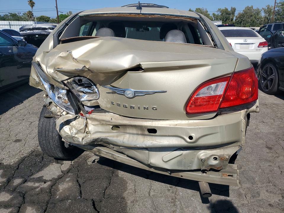 2010 Chrysler Sebring VIN 1C3CC5FB6AN213912 COPART salvage auction — REAR END, CA - SALVAGE CERTIFICATE, sold $150 on 2026-07-09 (photo 6)