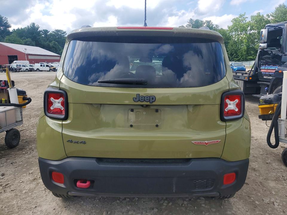 2015 Jeep Renegade VIN ZACCJBCT5FPB93017 COPART salvage auction — FRONT END, Ma - Cert Of Title-Reconstrctd Coll, sold $800 on 2026-07-09 (photo 6)