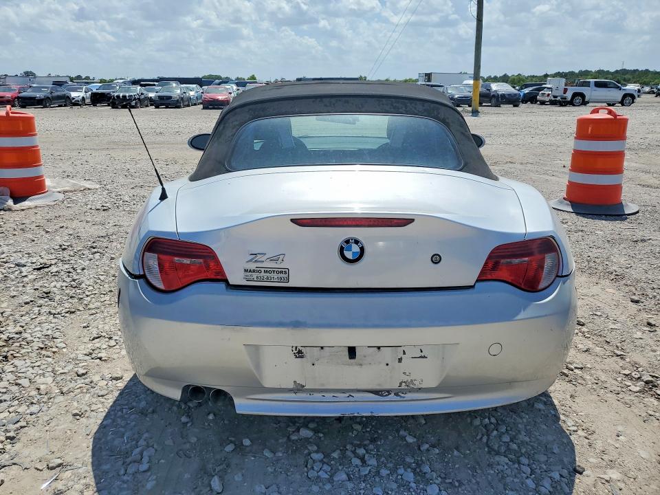 2006 BMW Z4 VIN 4USBU33526LW67952 COPART salvage auction — MINOR DENT/SCRATCHES, Tx - Certificate Of Title, sold $350 on 2026-07-09 (photo 6)