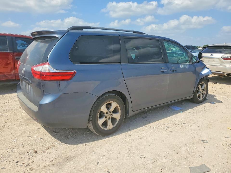 2016 Toyota VIN 5TDKK3DC7GS744694 COPART salvage auction — FRONT END, TX - SALVAGE VEHICLE TITLE, sold $875 on 2026-07-30 (photo 3)