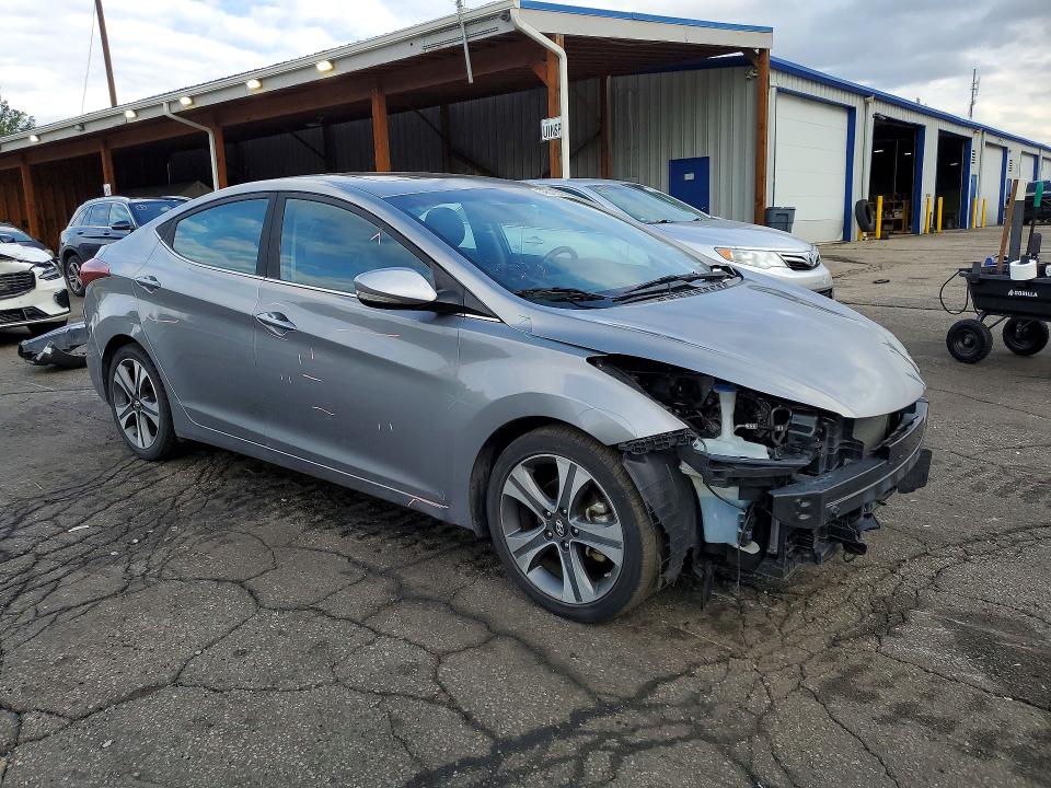 2014 Hyundai VIN KMHDH4AH8EU060660 COPART salvage auction — FRONT END, Co - Public - Salvage Title, sold $275 on 2026-07-30 (photo 4)