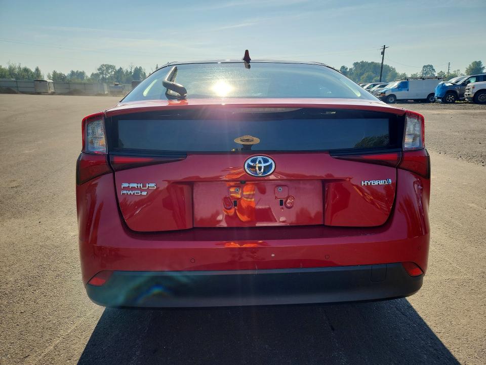 2022 Toyota Prius VIN JTDL9MFU1N3038363 COPART salvage auction — FRONT END, OR - SALVAGE TITLE CERTIFICATE, sold $5,100 on 2026-07-27 (photo 6)