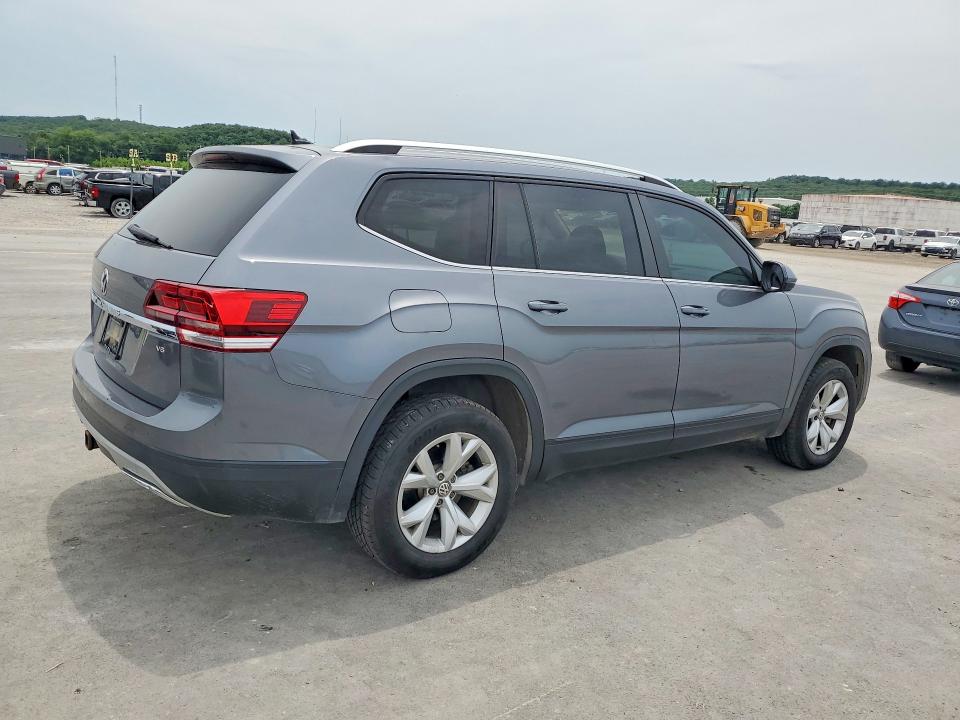 2019 Volkswagen Atlas VIN 1V2DR2CA8KC597356 COPART salvage auction — HAIL, OK - CERT OF TITLE-SALVAGE, sold $4,200 on 2026-08-05 (photo 3)