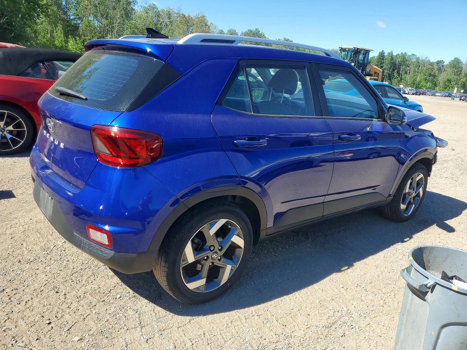 2022 Hyundai Venue VIN KMHRC8A32NU133778 COPART salvage auction — FRONT END, ON - PERMIT SALVAGE, sold $600 on 2026-07-21 (photo 3)