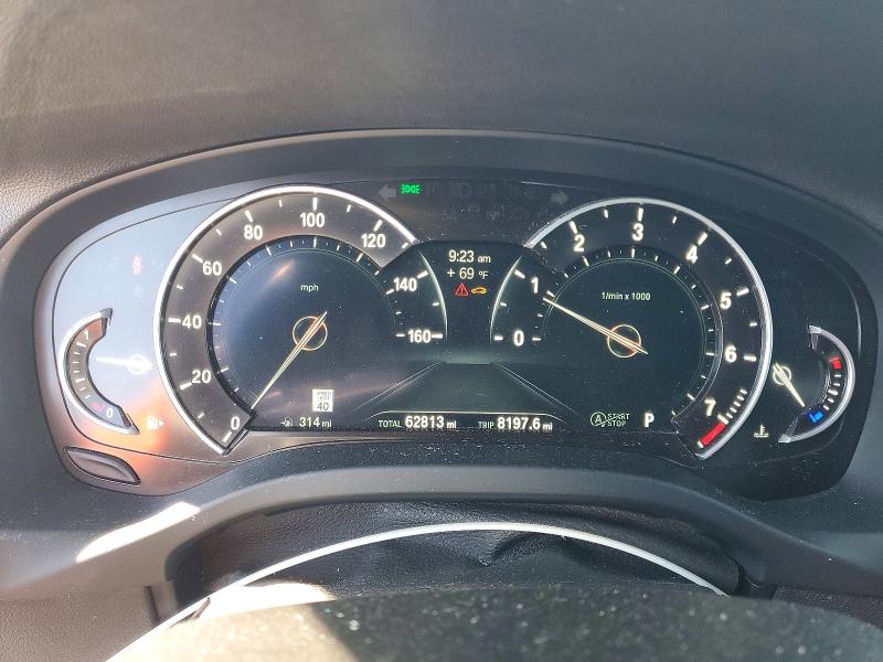 2019 BMW X3 VIN 5UXTR7C55KLF37727 COPART salvage auction — FRONT END, Ca - Certificate Of Title, sold $9,800 on 2026-07-21 (photo 9)