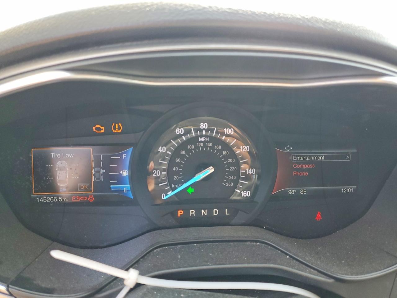 2020 Ford Fusion VIN 3FA6P0CD1LR130688 COPART salvage auction — Front End, TX - CERTIFICATE OF TITLE (P), sold $3,500 on 2026-07-09 (photo 9)