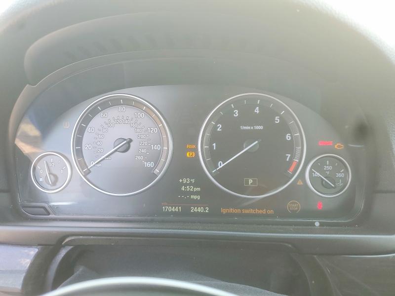 2012 BMW 5er VIN WBAXG5C51CDX03874 COPART salvage auction — MECHANICAL, NC - DEALER ONLY CLEAN TITLE, sold $900 on 2026-07-27 (photo 9)