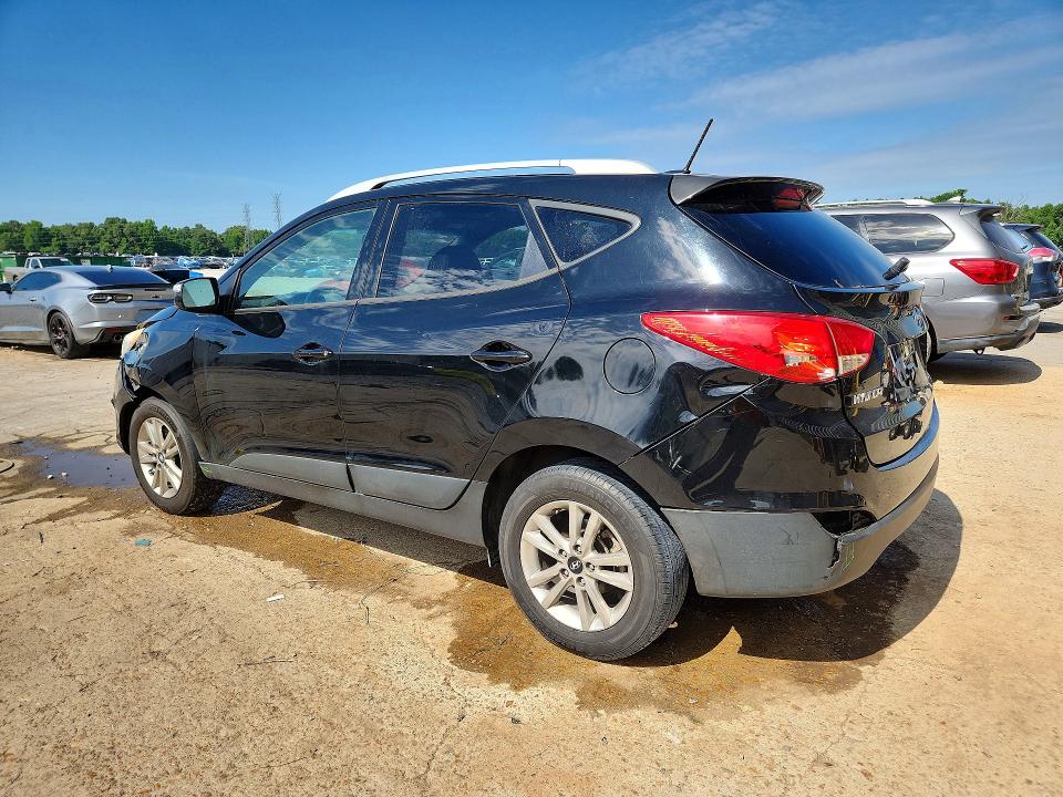 2013 Hyundai Tucson VIN KM8JU3AC6DU562966 COPART salvage auction — REAR END, Ms - Cert Of Title-Salvaged, sold $1,200 on 2026-07-09 (photo 2)