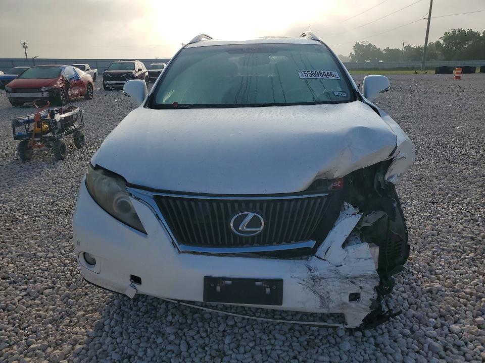 2012 Lexus Rx VIN 2T2ZK1BA0CC081097 COPART salvage auction — FRONT END, Tx - Salvage Vehicle Title, sold $2,850 on 2026-07-02 (photo 5)