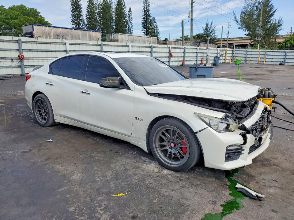 2017 Infiniti VIN JN1FV7AP5HM850925 COPART salvage auction — FRONT END, Fl - Cert Of Title Slvg Rebuildable, sold $2,100 on 2026-07-08 (photo 4)