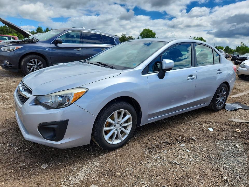 2012 Subaru VIN JF1GJAC68CH013351 COPART salvage auction — SIDE, Il - Salvage Certificate, sold $1,100 on 2026-07-30 (photo 1)