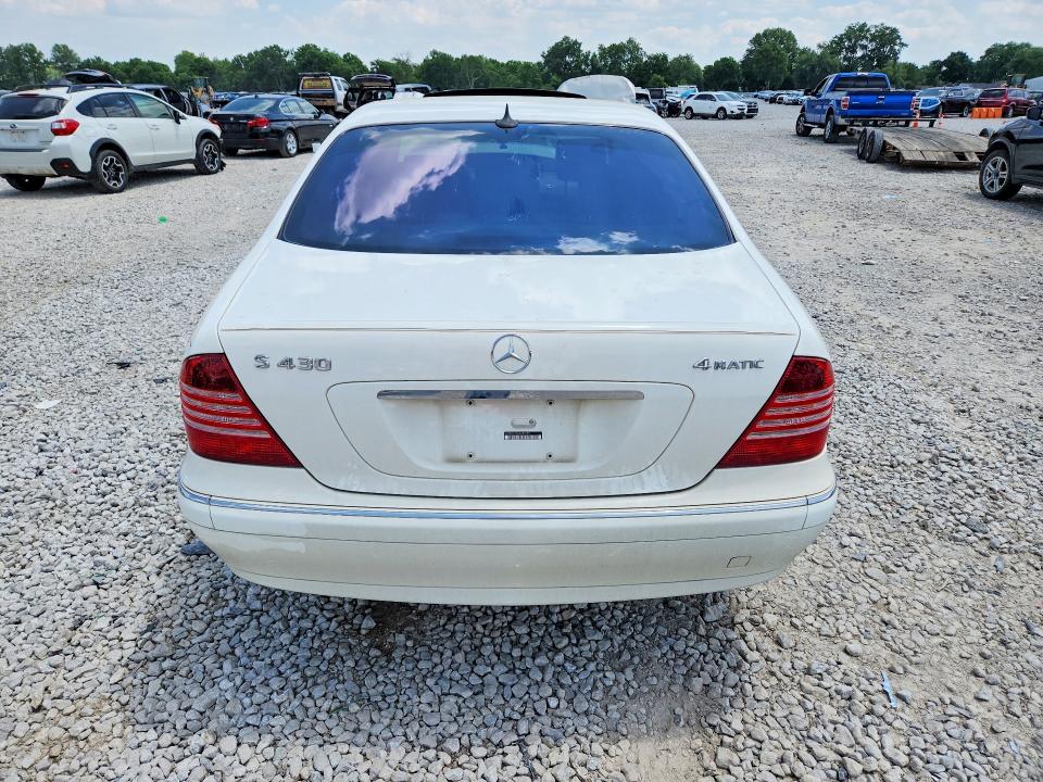 2003 Mercedes-benz S class VIN WDBNG83J23A338193 COPART salvage auction — FRONT END, Oh - Cert Of Title-Salvage, sold $500 on 2026-07-07 (photo 6)