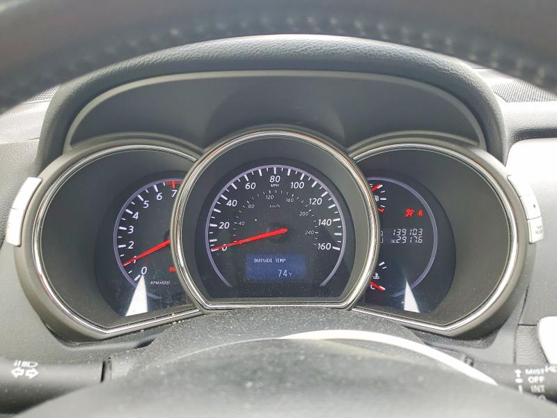 2012 Nissan Murano VIN JN8AZ1MW2CW238873 COPART salvage auction — FRONT END, Nc - Salvage Certificate Of Title, sold $375 on 2026-07-22 (photo 9)