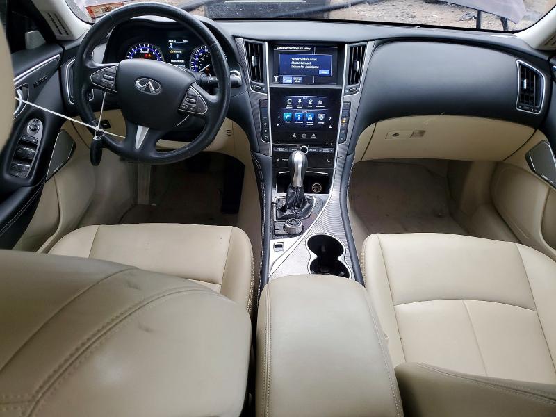 2017 Infiniti Q50 VIN JN1EV7AR8HM834277 COPART salvage auction — FRONT END, Pa - Certificate Of Salvage, sold $3,500 on 2026-07-06 (photo 8)
