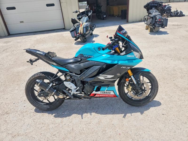2020 Yamaha Yzfr3 VIN MH3RH18Y6LK002782 COPART salvage auction — FRONT END, Tx - Salvage Vehicle Title, sold $1,150 on 2026-07-16 (photo 1)