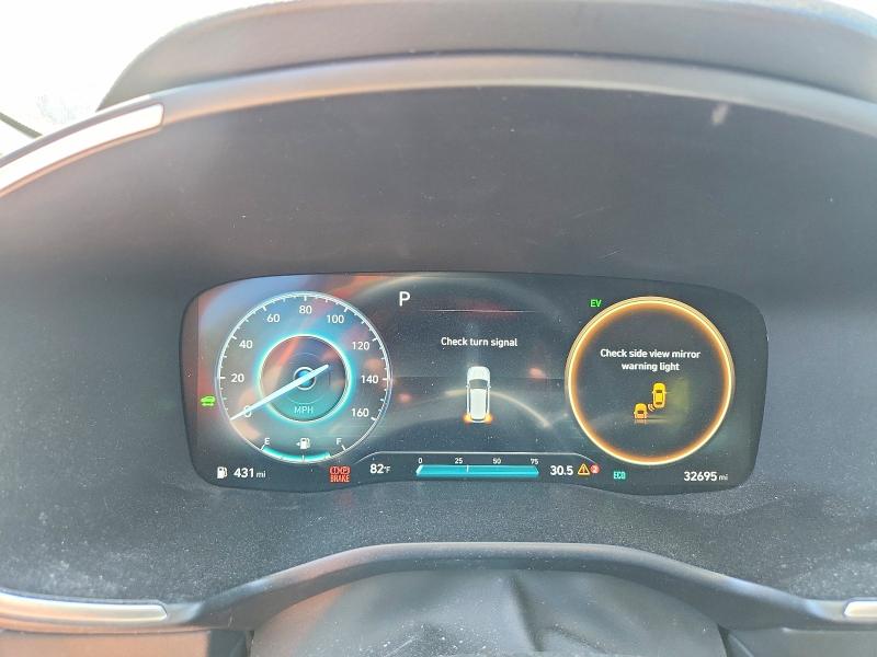 2023 Hyundai Santa fe VIN 5NMS3DA16PH007995 COPART salvage auction — REAR END, Ma - Cert Of Title-Salvage, sold $13,200 on 2026-07-27 (photo 9)