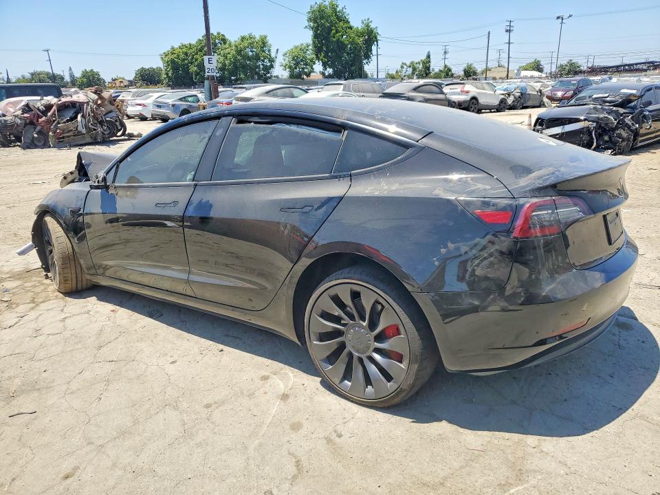 2023 Tesla Model 3 VIN 5YJ3E1EC0PF676628 COPART salvage auction — ALL OVER, Ca - Salvage Certificate, sold $3,050 on 2026-07-06 (photo 2)